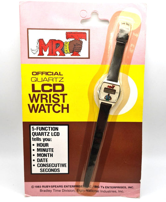 Mr T LCD Retro Collectable Watch Sealed 1983 80s W5