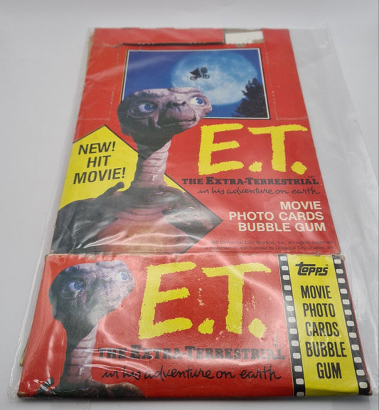 E.T. Movie Photo Cards Bubble Gum (Box Only) W6