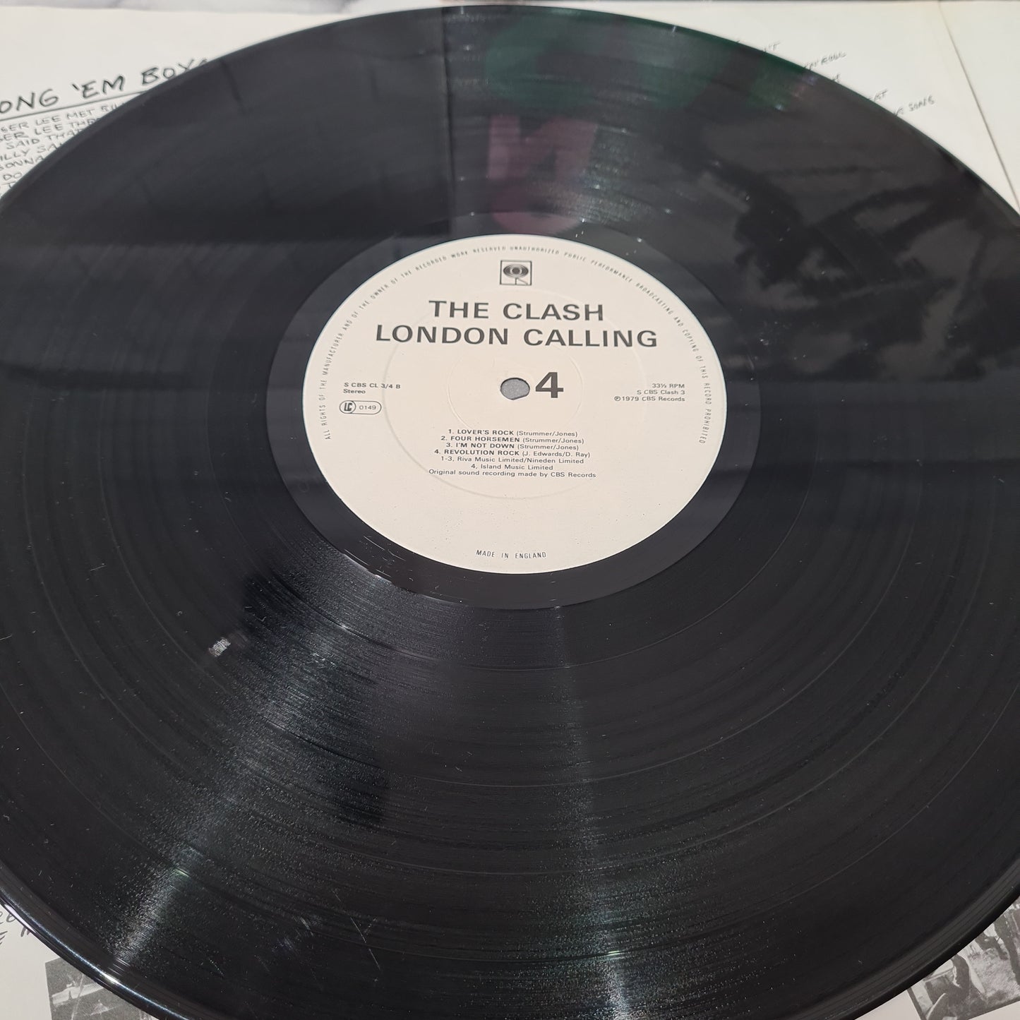 The Clash 'London Calling' UK 1979 LP 12" Vinyl