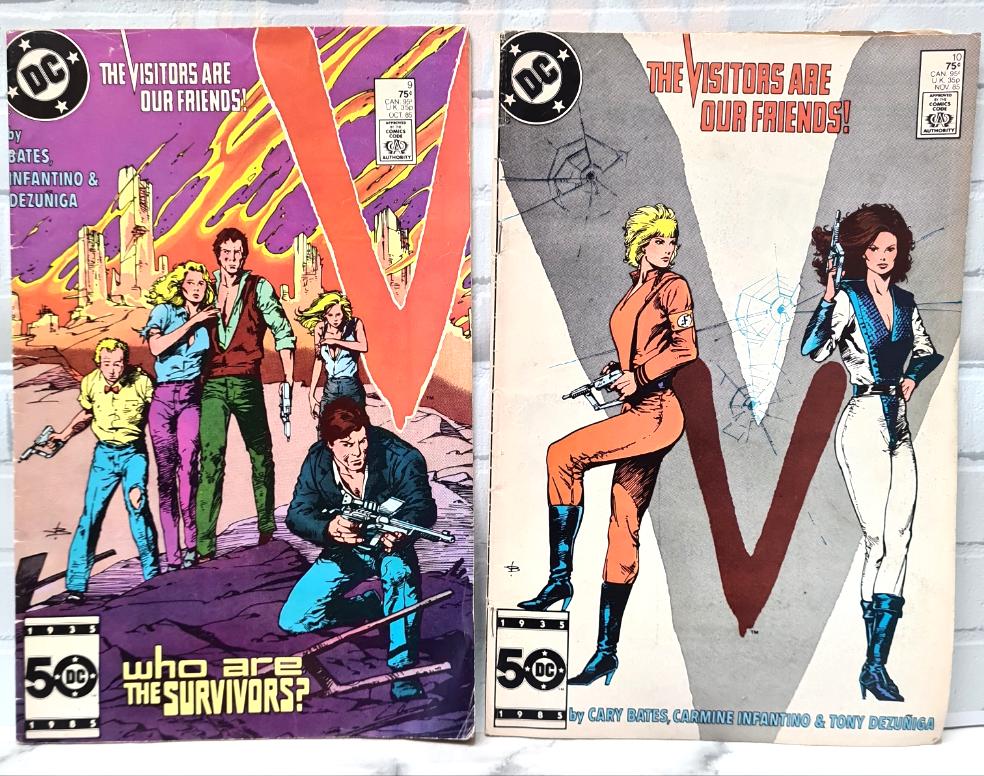 V 'Visitors' DC Comic Books