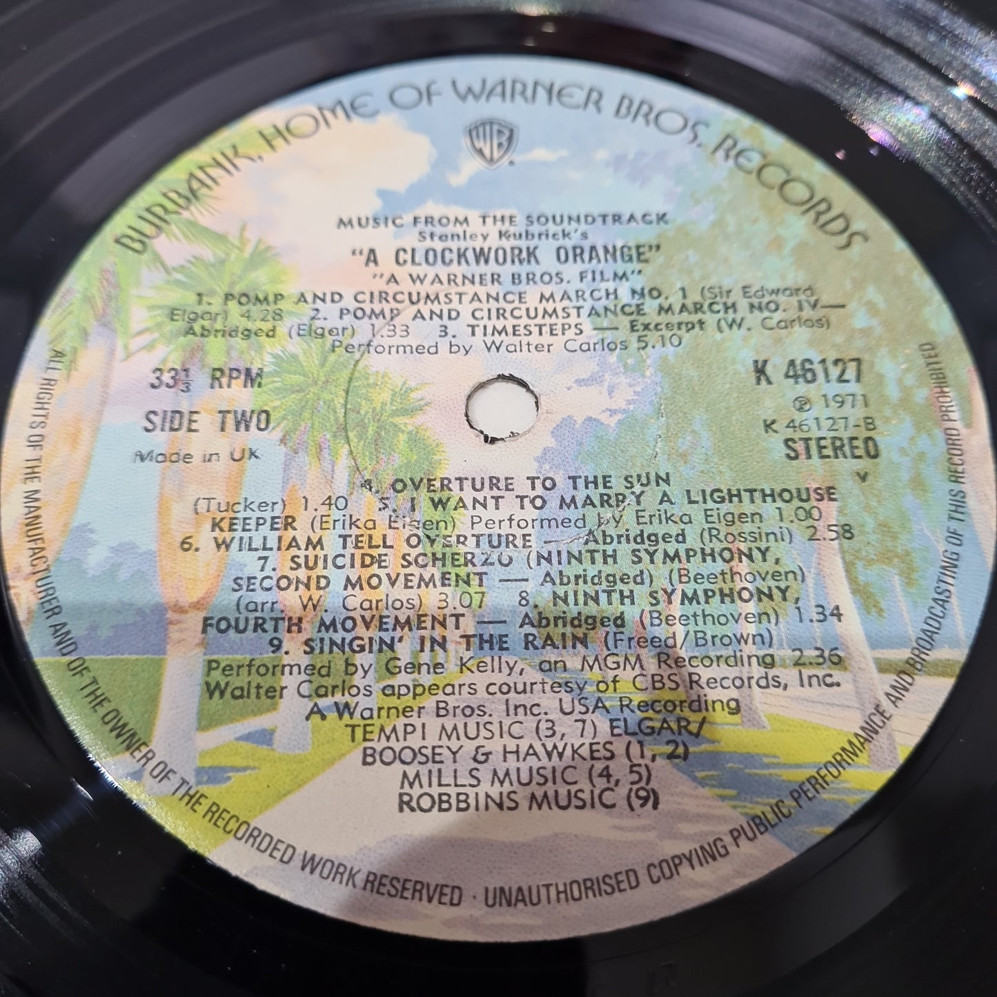 A Clockwork Orange OST Vinyl Record