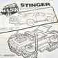 MASK Kenner Stinger Instructions W6