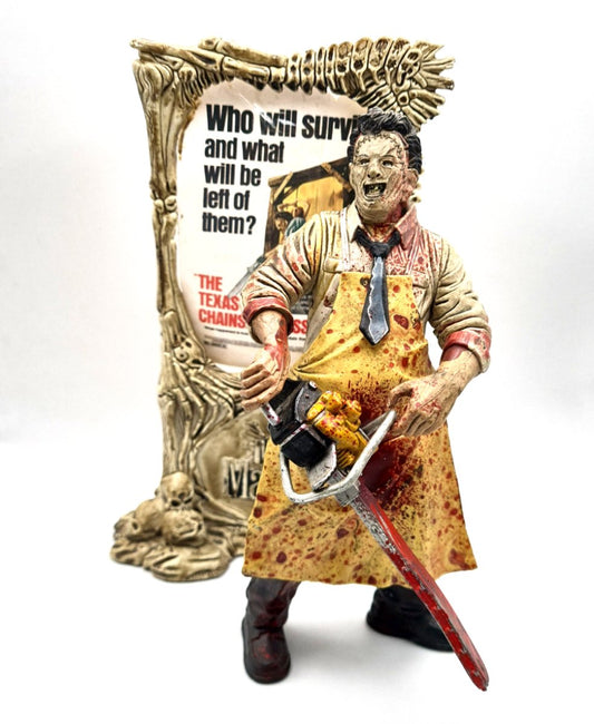 Leather Face Texas Chainsaw Massacre 'Movie Maniacs' Horror Figure W7