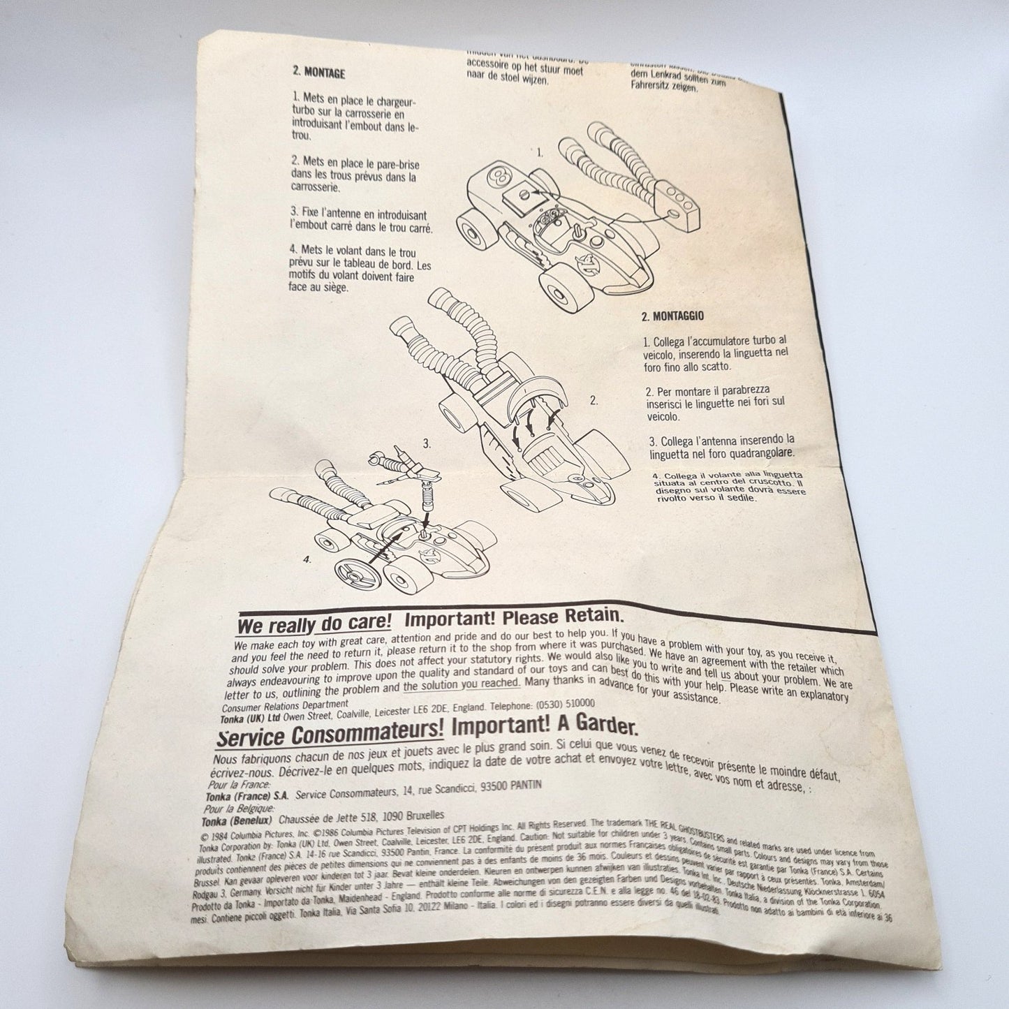 Ghostbusters Ecto 500 Instructions W7