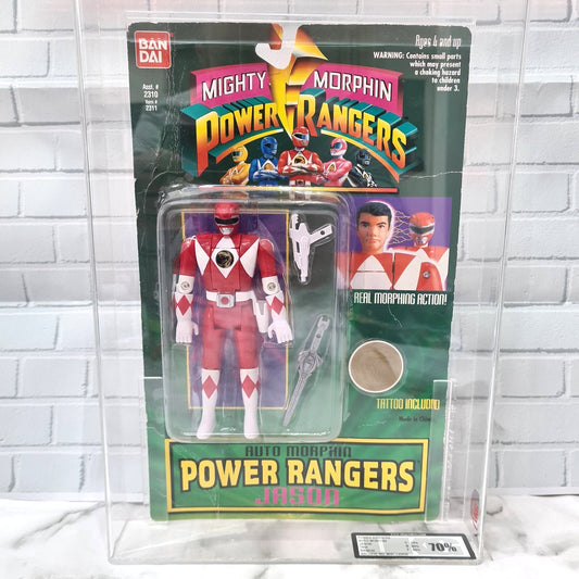 Power Rangers Red Ranger 'Jason Fliphead' UKG 70% 90s W8