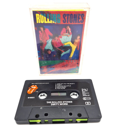 The Rolling Stones 'Dirty Work' Cassette Tape