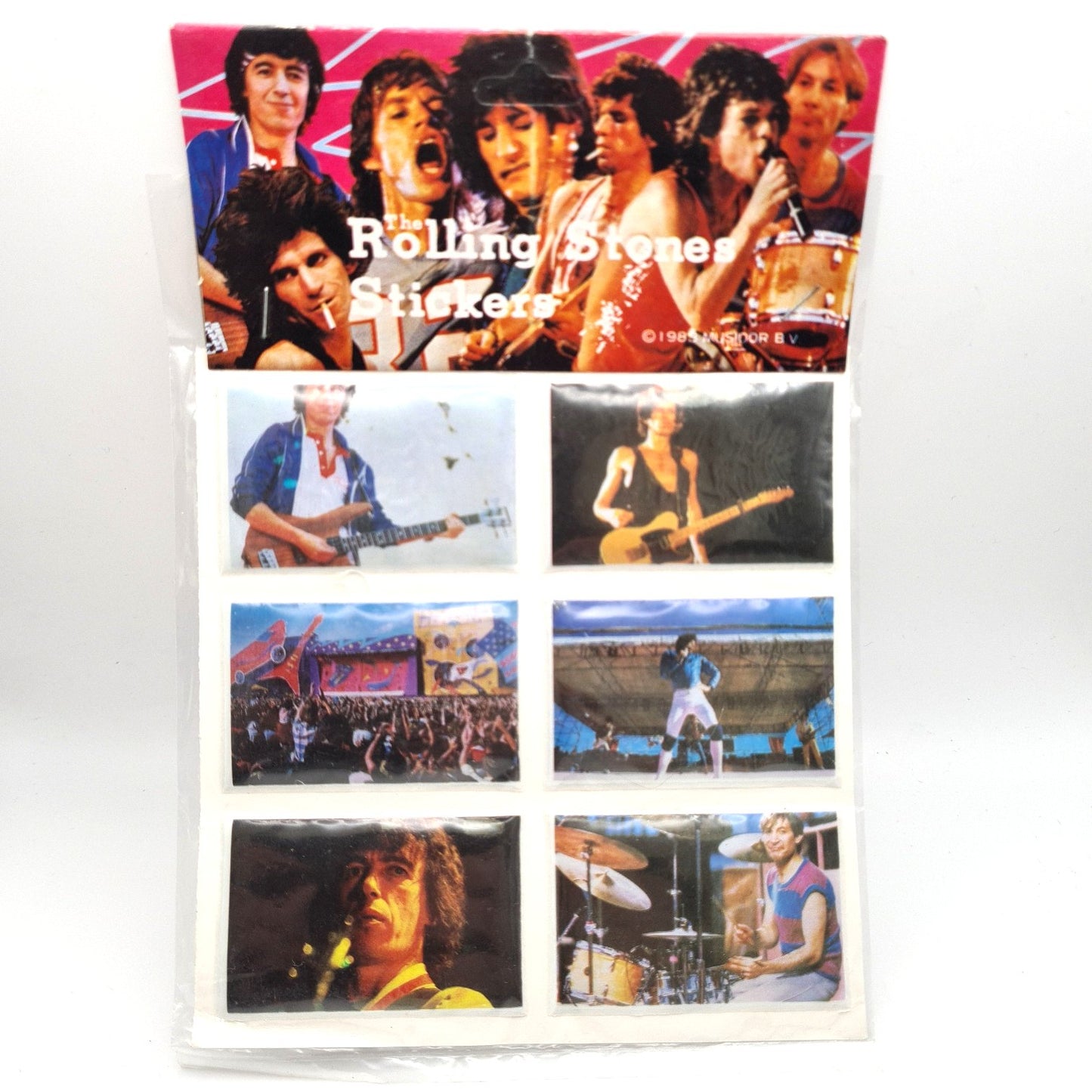 The Rolling Stones 1983 Pop Stickers W9