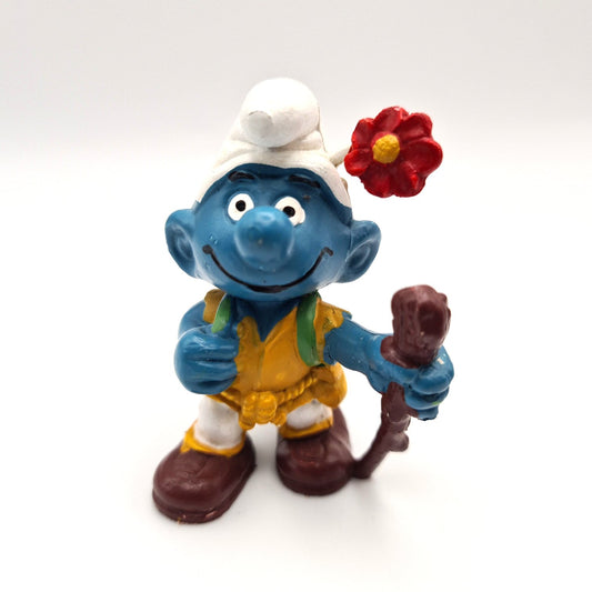 Smurf Hiker Peyo Mini Figure 70s W9