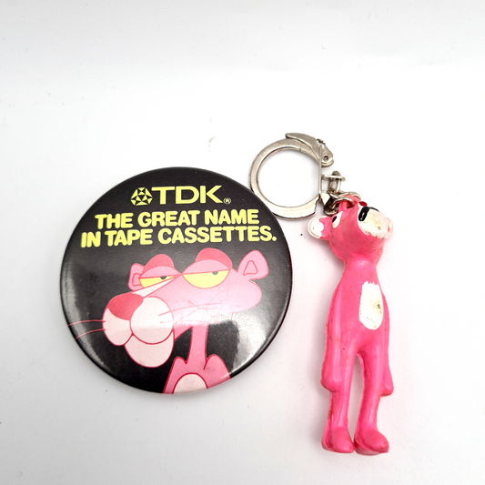 Pink Panther Badge Keyring 99p